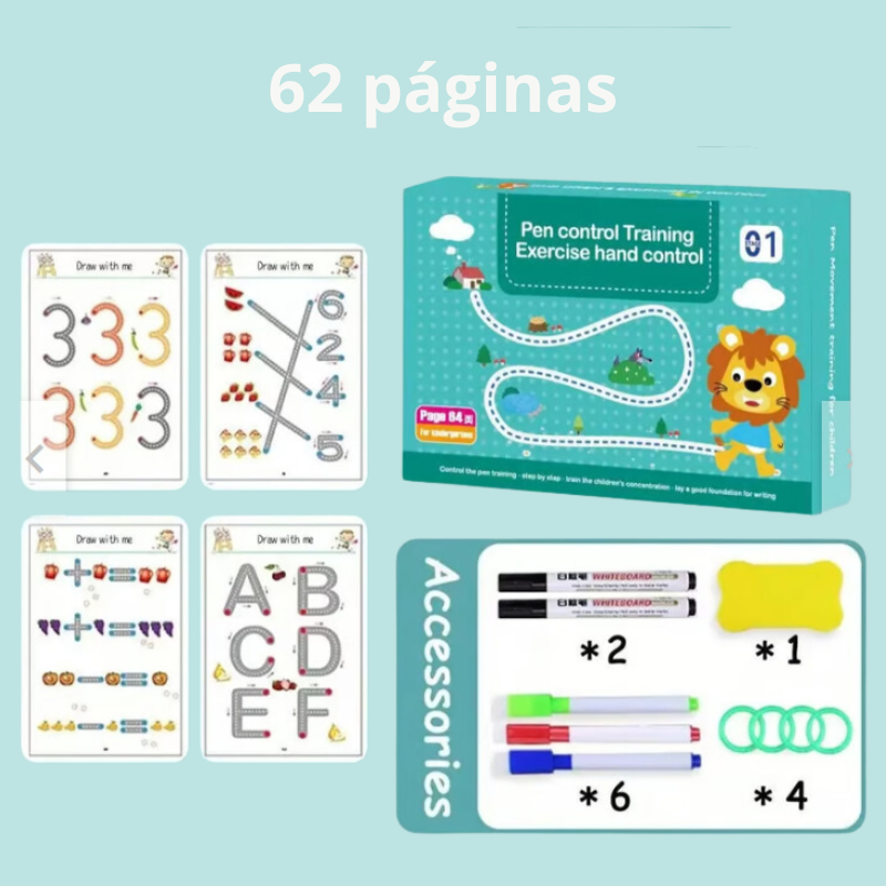 LION BOOK™ - Cuaderno  Montessori